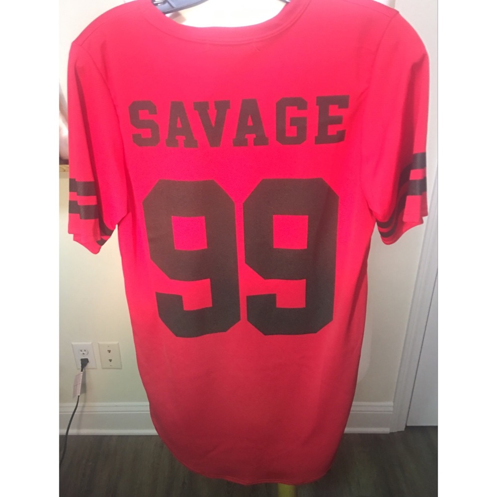 Number 99 jersey red